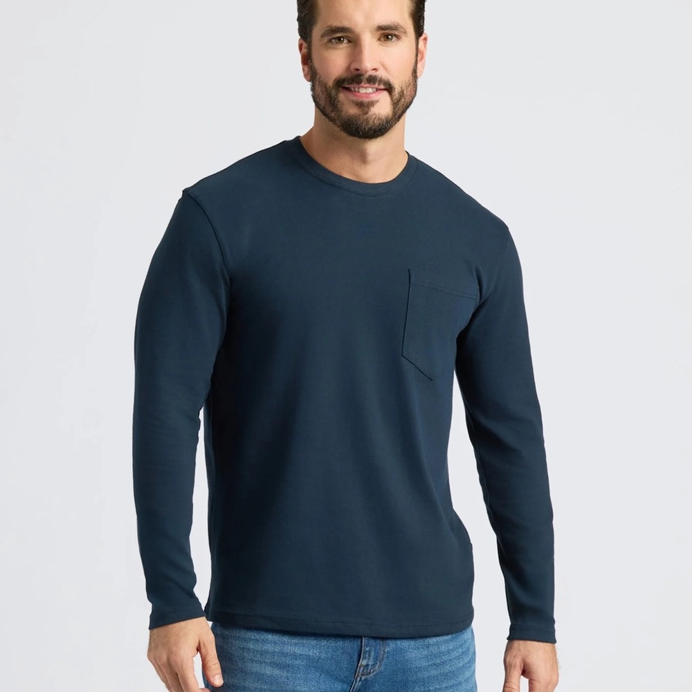 Classic Navy Long Sleeve Tee